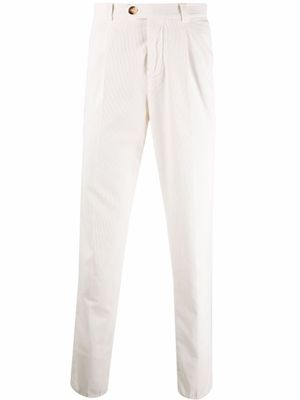 Brunello Cucinelli pantalon à détails plissés - Tons neutres