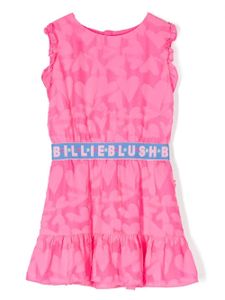 Billieblush robe imprimée à manches courtes - Rose