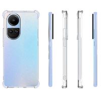 Anti-shock Back Cover voor de OPPO Reno10 | 10 Pro Transparant