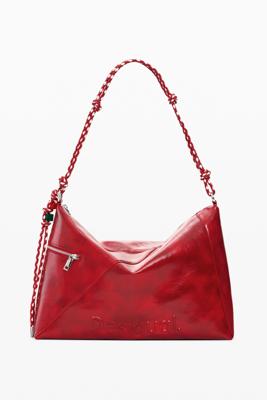 Grote tas met logo charm - RED - U