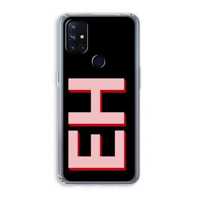 Monogram: OnePlus Nord N10 5G Transparant Hoesje