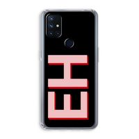 Monogram: OnePlus Nord N10 5G Transparant Hoesje