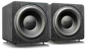 Doubledeal: SVS SB-3000 Pro Subwoofer - Black Ash - set van 2 stuks + Gratis Soundpaths