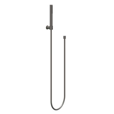 IVY Handdoucheset - staafmodel - met verstelbare wandsteun - doucheslang 150cm - staafmodel - 120cm - Geborsteld metal black PVD 6901126