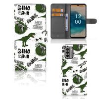 Telefoonhoesje | Met pasjeshouder | voor Nokia G22 Dinosaurus