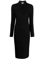 Filippa K robe longue nervurée - Noir