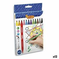 Set Viltstiften Jovi Multicolour 12 Onderdelen (12 Stuks) Set Viltstiften Jovi Multicolour 12 Onderdelen (12 Stuks)