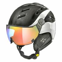 CP Camurai Carbon zwart-wit skihelm - meekleurend vizier - kies uit 4 soorten !