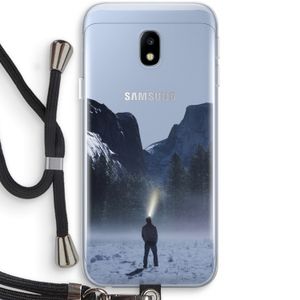 Wanderlust: Samsung Galaxy J3 (2017) Transparant Hoesje met koord