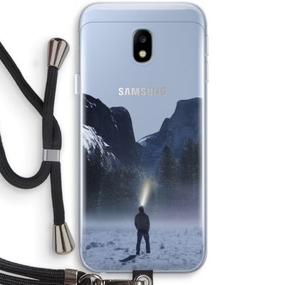 Wanderlust: Samsung Galaxy J3 (2017) Transparant Hoesje met koord