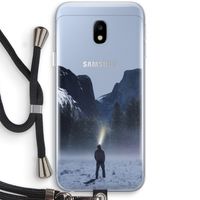Wanderlust: Samsung Galaxy J3 (2017) Transparant Hoesje met koord