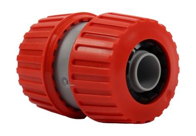 Dubbele slanghouder dia. 12-18 mm (pvc) op kaart - Talentools