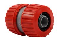 Dubbele slanghouder dia. 12-18 mm (pvc) op kaart - Talentools