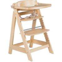 Kinderstoel - ROBA - SIT UP CLICK & FUN - Uitneembare eetlade - Verstelbare hoogte - Tot 70 kg - Natuurlijk hout