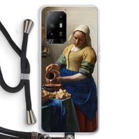 The Milkmaid: Oppo A95 5G Transparant Hoesje met koord