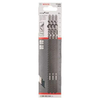 Bosch Professional T744D Decoupeerzaagblad Speed for Wood VE=3 - 2608663314