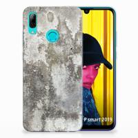 Huawei P Smart 2019 | TPU | Siliconen hoesje | Beton Print