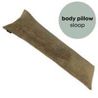 PandaHug Teddy Body Pillow Kussensloop Taupe (45x145 cm) - thumbnail