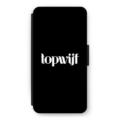 Topwijf Zwart: iPhone 12 Pro Max Flip Hoesje