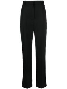 Alexander McQueen pantalon de tailleur à empiècements en dentelle - Noir