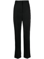 Alexander McQueen pantalon de tailleur à empiècements en dentelle - Noir