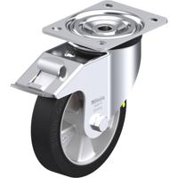 Blickle L-ALEV 161K-FI-EL Zwenkwiel met rem Wieldiameter: 160 mm Draagvermogen (max.): 300 kg 1 stuk(s)