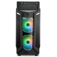 Sharkoon VG6-W RGB tower behuizing 4x USB-A | RGB | Window - thumbnail