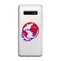 Run The World: Samsung Galaxy S10 4G Transparant Hoesje