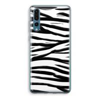 Zebra pattern: Huawei P20 Pro Transparant Hoesje