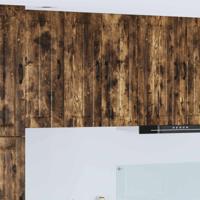 Keukenkast Gerookt eiken 60 x 31 x 80 cm Bewerkt hout