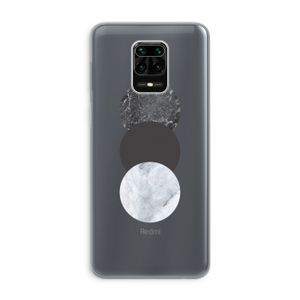 Marmeren cirkels: Xiaomi Redmi Note 9 Pro Transparant Hoesje