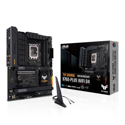 Asus TUF GAMING B760-PLUS WIFI D4 Moederbord Socket Intel LGA 1700 Vormfactor ATX Moederbord chipset Intel® B760