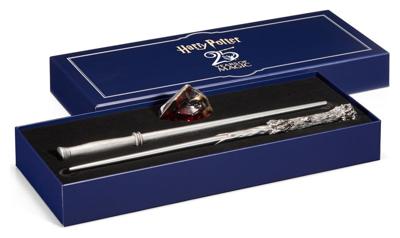 Harry Potter Celebration Wand Harry Potter 25th Anniversary Wands and Sorcerer's Stone Set