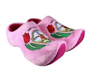 Klompsloffen roze molen