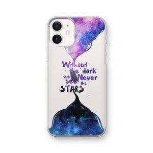 Stars quote: iPhone 12 Transparant Hoesje