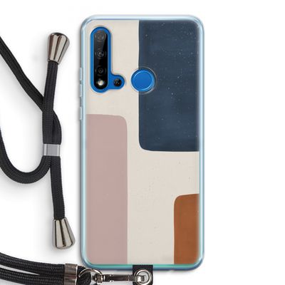 Geo #5: Huawei P20 Lite (2019) Transparant Hoesje met koord