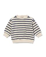 HEMA Baby sweater strepen ecru (ecru)