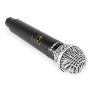 Vonyx WM552 plug-in draadloze microfoonset met 2 microfoons - UHF