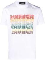 DSQUARED2 t-shirt en coton à logo imprimé - Blanc - thumbnail