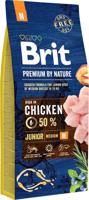 BRIT Premium by Nature Junior Medium Chicken - droog hondenvoer - 15 kg