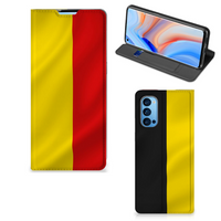 OPPO Reno4 Pro 5G Standcase Belgische Vlag - thumbnail