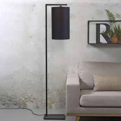 its about RoMi Vloerlamp 'Boston' Langwerpig, 160cm, kleur Zwart