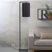 its about RoMi Vloerlamp 'Boston' Langwerpig, 160cm, kleur Zwart