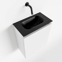 Toiletmeubel Mondiaz Ture | 40 cm | Meubelkleur Talc | Eden wastafel Urban Midden | Zonder kraangat