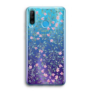 Sierlijke bloemen: Huawei P30 Lite Transparant Hoesje