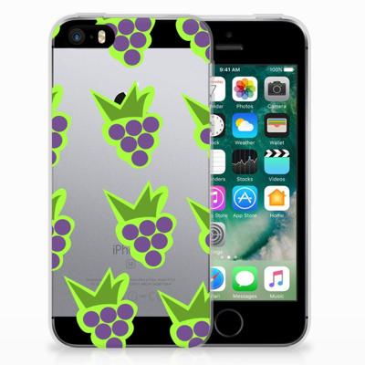 Apple iPhone SE | 5S | Siliconen Case | Druiven