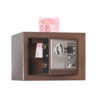 17E Home Mini elektronische beveiliging Lock box Wandkast kluis met munt bediende functie (brons)