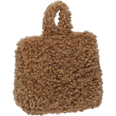Home & Styling Teddy Deurstopper - 1 kg - taupe - stof - gewicht - 7 x 17 cm - deurstop