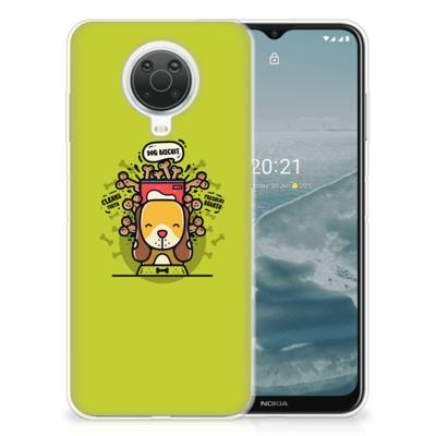 Nokia G20 | G10 Telefoonhoesje met Naam Doggy Biscuit Nokia G20 | G10 Telefoonhoesje met Naam Doggy Biscuit