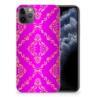 Siliconen Hoesje Apple iPhone 11 Pro Max Barok Roze